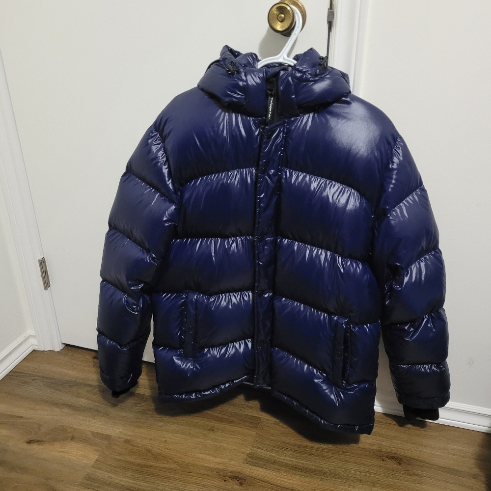 TNA SUPER PUFF WOMEN'S XL SHINY DARK BLUE
